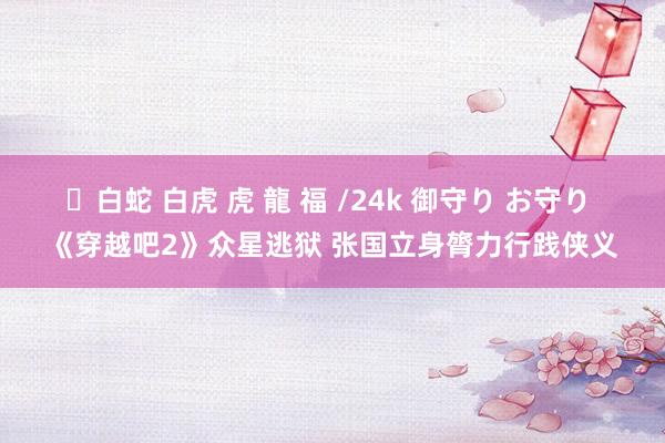 ✨白蛇 白虎 虎 龍 福 /24k 御守り お守り 《穿越吧2》众星逃狱 张国立身膂力行践侠义