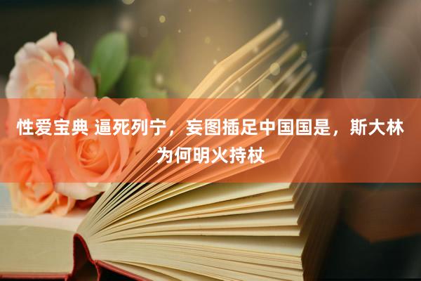 性爱宝典 逼死列宁，妄图插足中国国是，斯大林为何明火持杖